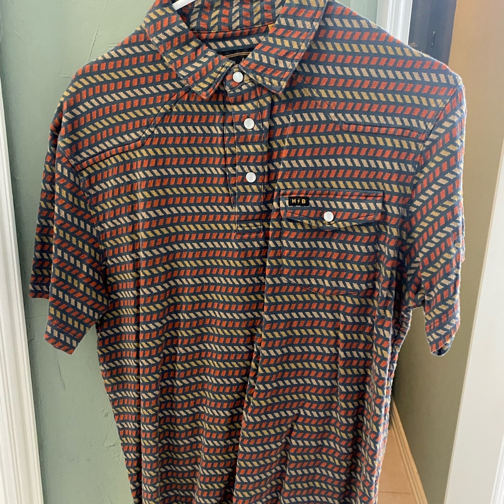 Howler Brothers Men's Ranchero Jacquard Polo-Medium